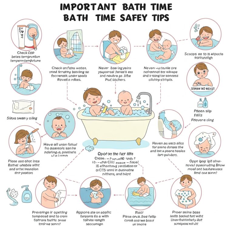 Important Bath Time Safety Tips For Baby